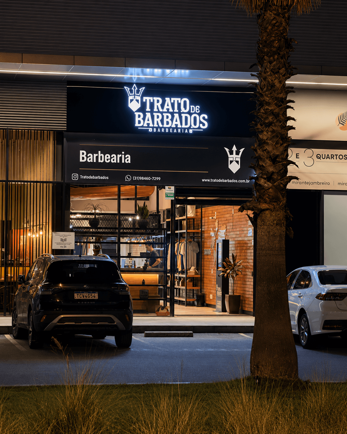 Fachada da unidade Nova Lima